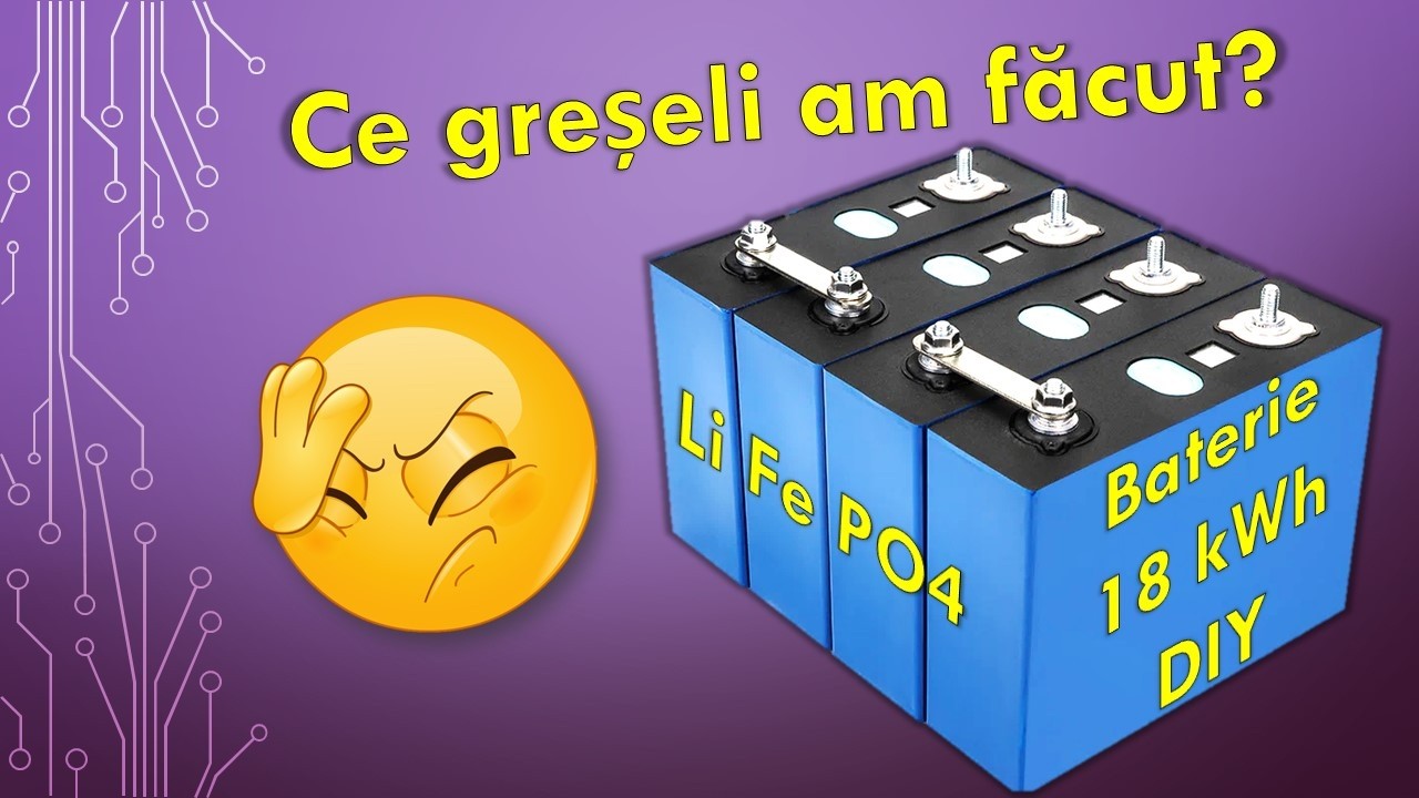 Ce-am greșit la construcția bateriei LiFePO4 de 18 kWh?
