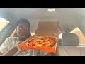 Cheesy pizza mukbangmust watch