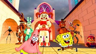 Animatronics are chasing SpongeBob and Patrick ► Garry's Mod