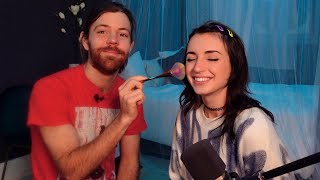 Asmr Ben Brushes My Face Soft Fluffy Makeup Brushes Face Tracing