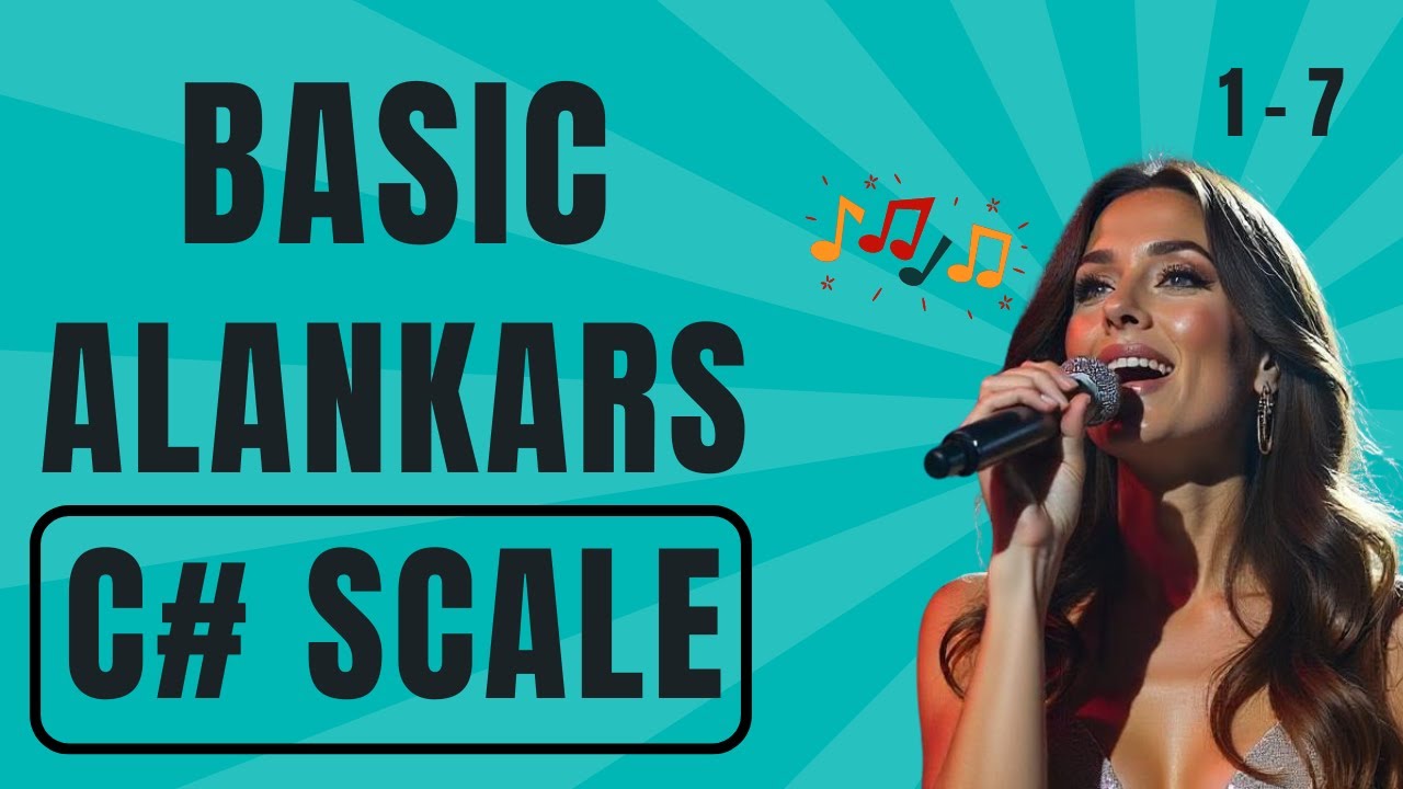 Alankar 1 to 7 अलंकार रियाज़ Vocal riyaz in C scale Bilawal