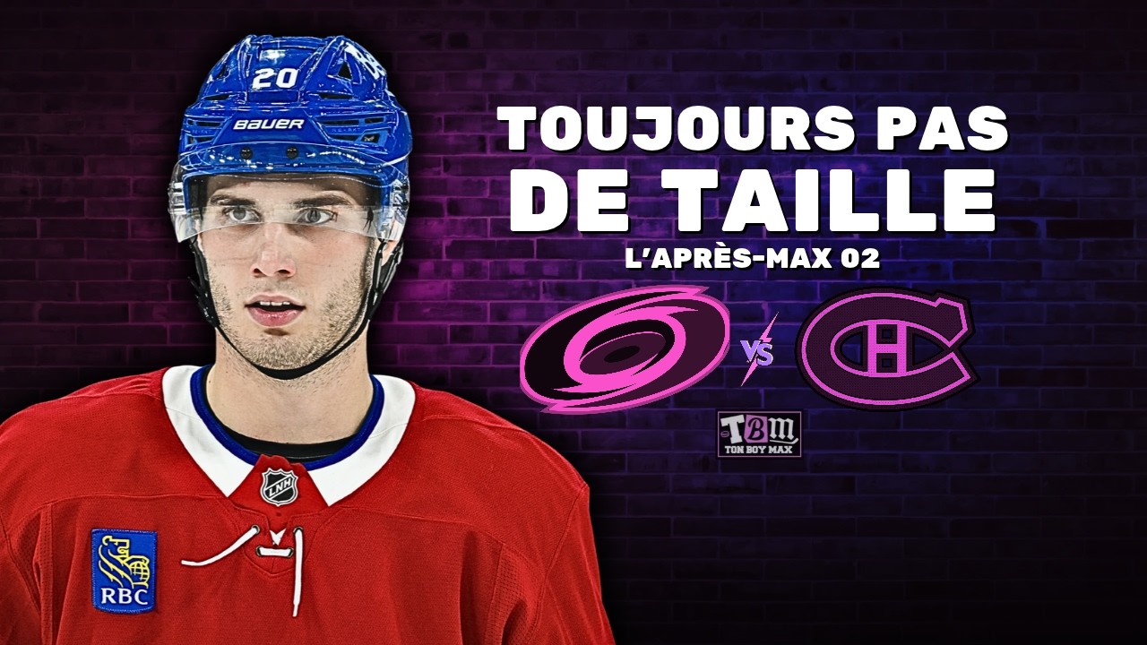 Slafkovksy s'ennuie de Demidov / L'après-Max Hurricanes VS Canadiens