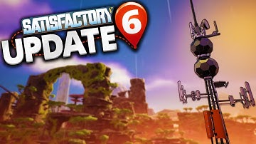 The NEW RADIO TOWERS are AWESOME in Satisfactory Update 6!! - Part 16