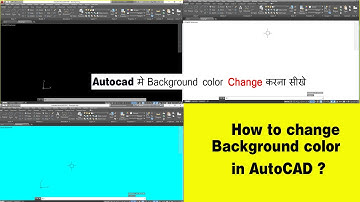 HOW TO CHANGE BACKGROUND COLOUR IN AUTOCAD | USING OPTION COMMAND | CHANGE BACKGROUND|Er.Yogesh Zala