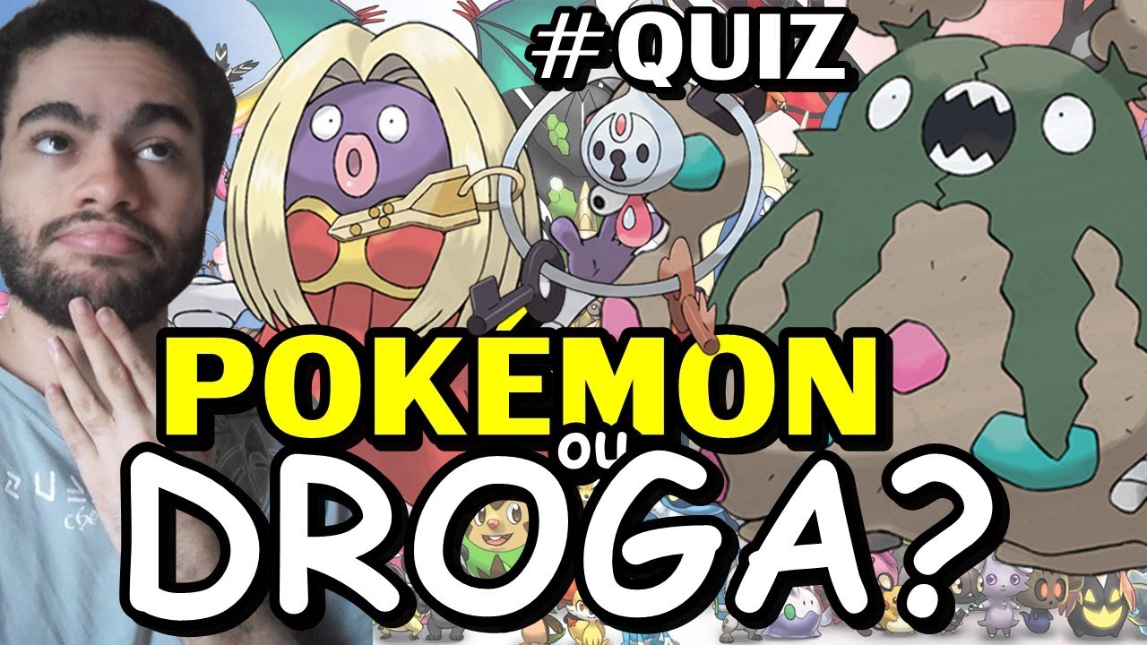 POKÉMON ou DROGA? - Quiz Bizarro! - YouTube