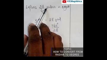 How to Convert Radians to Degrees | Quick Math Hack!