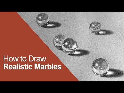 How to Draw Realistic Marbles - Live Lesson Excerpts