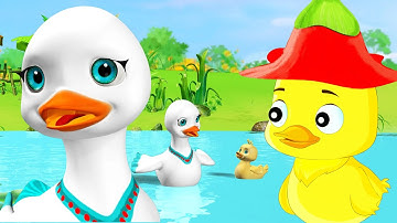 Nhạc Thiếu Nhi Sôi Động 🦢 Một Con Vịt 🐤 Chú Vịt Con 🐥 Hoạt Hình Một Con Vịt