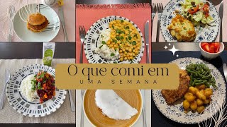 O que comi em uma semana || Filipa da Costa