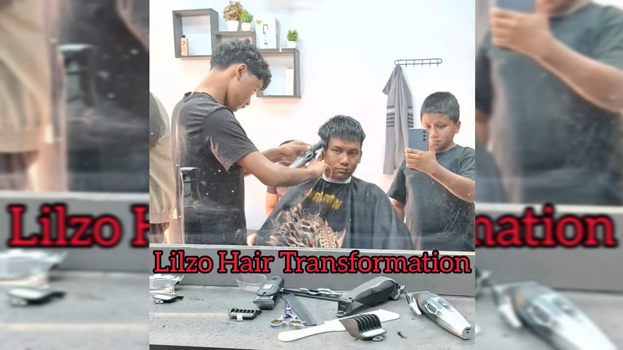 Преображение волос Лилзо (до и после) Новая стрижка Лилзо #lilzo #gideonlalrohluhmar #haircut