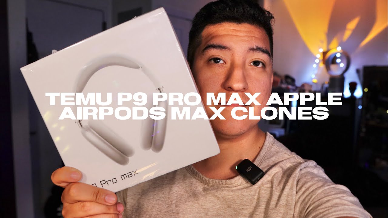 TEMU P9 Pro Max Apple AirPods Max Clones - YouTube