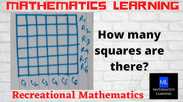 How many squares are there in the given figure ?
