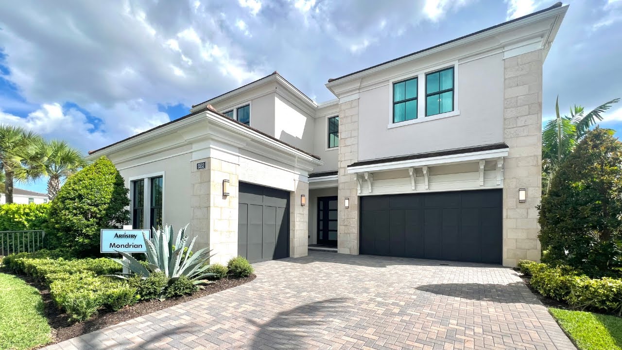 Современный роскошный новый дом в Палм-Бич-Гарденс, Флорида, Artistry, Палм-Бич | 4107 кв. футов