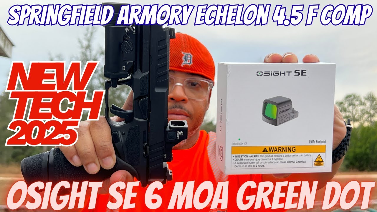 Springfield Echelon 4.5F Comp Review + Osight SE 6 MOA Green Dot — Best ...