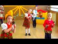 Русский народный танец с ложками Детский сад Kindergarten Russian folk dance with spoons ロシアの民俗音楽