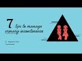 7 tips to manage urinary incontinence(overactive bladder)