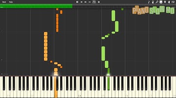 Mute City - F Zero 50% Speed | Piano Tutorial [Synthesia]