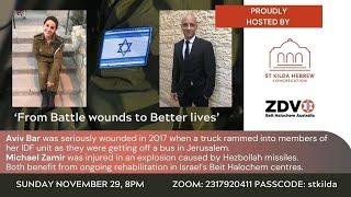 From Battle wounds to Better lives St Kilda Shule in conjunction with ZDVO Beit Halochem 2020 11 29