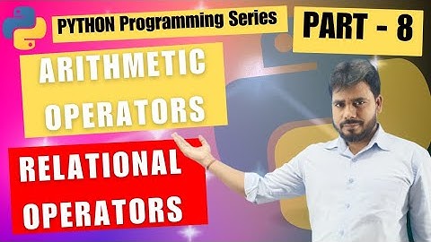 ARITHMETIC OPERATORS || RELATIONAL OPERATORS || In detail || by Manish Sir || VEPS Classes