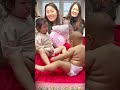 Baby playing with sister,赤ちゃんがお姉ちゃんと遊ぶ 👶👧