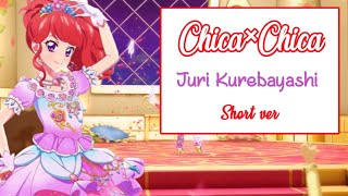 [Short]Aikatsu!-Chicaxchica - Juri Kurebayashi- Kan/Rom/Eng Color coded lyrics