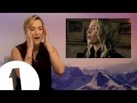 "Turn it off!": Kate Winslet reacts to her own singing