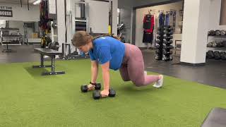 Bear plank Renegade Row