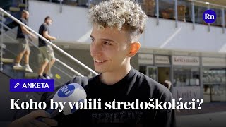 Pýtali sme sa stredoškolákov, koho by volili. Odpovede nás zaskočili