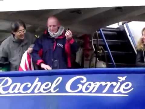 The Rachel Corrie Ship and Crew Sail to Gaza (PLEA...