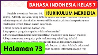 Kunci Jawaban Bahasa Indonesia Kelas 7 Halaman 73 Kurikulum Merdeka