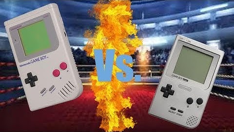 Nintendo Game Boy VS. Nintendo Game Boy Pocket