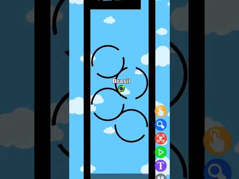 Brasil vs Argentina (simple marble race)