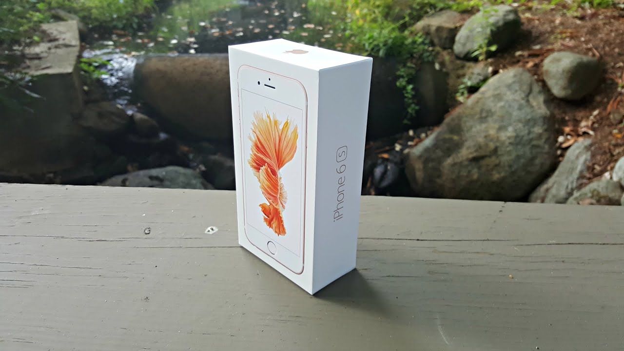 iPhone 6s Rose Gold 箱のみ Rose Gold iPhone 6s Unboxing & First Look! - YouTube