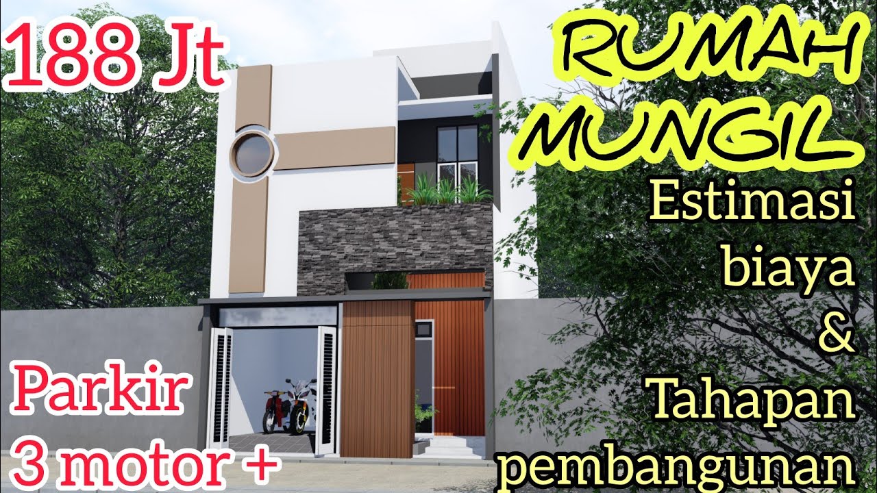 Rumah minimalis 2 lantai dan biaya pembangunan saat ini