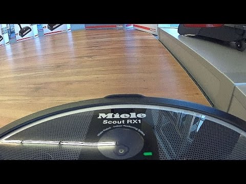 Miele Scout RX1 Red Test and Review Robot view