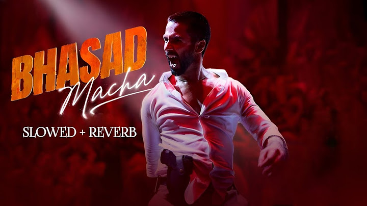 Bhasad Macha Slowed-Reverb-Lofi | Shahid Kapoor | Pooja Hegde | Vishal Mishra | Deva Movie |NV Music