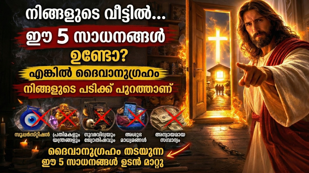 നിങ്ങളുടെ വീട്ടിൽ ഈ 5 സാധനങ്ങൾ ഉണ്ടോ? എങ്കിൽ ദൈവാനുഗ്രഹം പടിക്ക് പുറത്തായിരിക്കും!