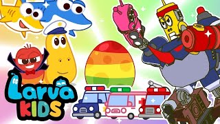 surprise eggs compilation egg song super best songs for kids larva kids