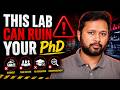 Toxic PhD Labs: Red Flags You Must Know Before Joining