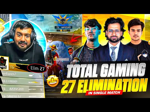“TOTAL GAMING Unstoppable 🔥 | 27 Kill BOOYAH 🏆💀 in Tournament Highlights 🎯”