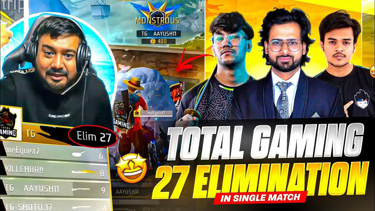 “TOTAL GAMING Unstoppable 🔥 | 27 Kill BOOYAH 🏆💀 in Tournament Highlights 🎯”