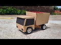 How to make 🚚 Mini RC Truck DIY Toys from Tipper cardboard Creative 🚙