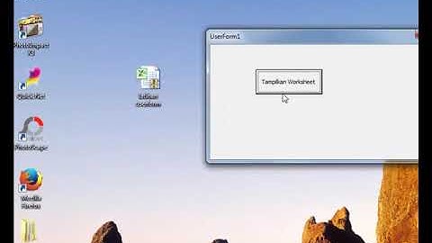Inilah Cara Menampilkan UserForm tanpa Worksheet