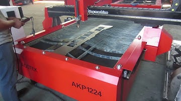 AKP1224 100A plasma metal cutting machine, steel plasma cutting machine
