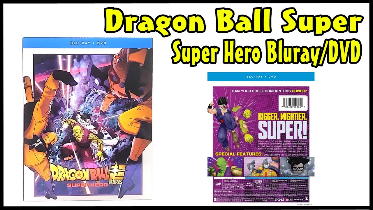 Dragon Ball Super : Super Hero Bluray+ DVD Combo Pack
