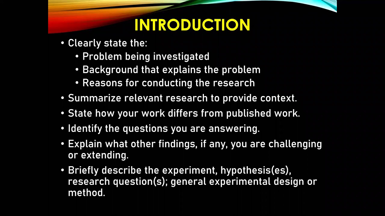 How to write a good research paper? (Part-I) - YouTube