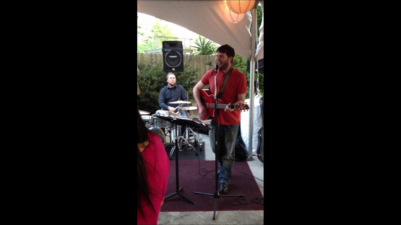 Matt Stokes plays "She Loves You" by The Gaslight Anthem for his bride