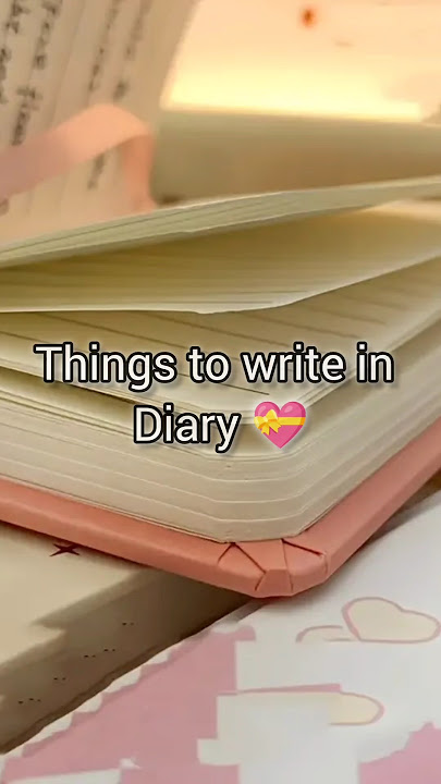 Things that must write in your diary 🌸#aesthetic #useful #journal #study #notes #book #motivation
