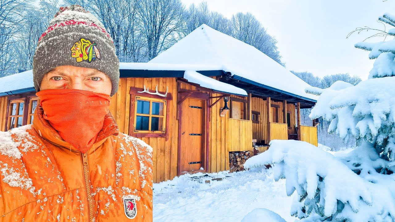 Rămân Izolat în Pădure | 40cm de Zăpadă în 3 Zile - Ep365