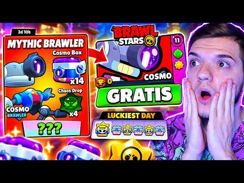 I UNLOCKED THE NEW BRAWLER COSMO A DAY EARLY!